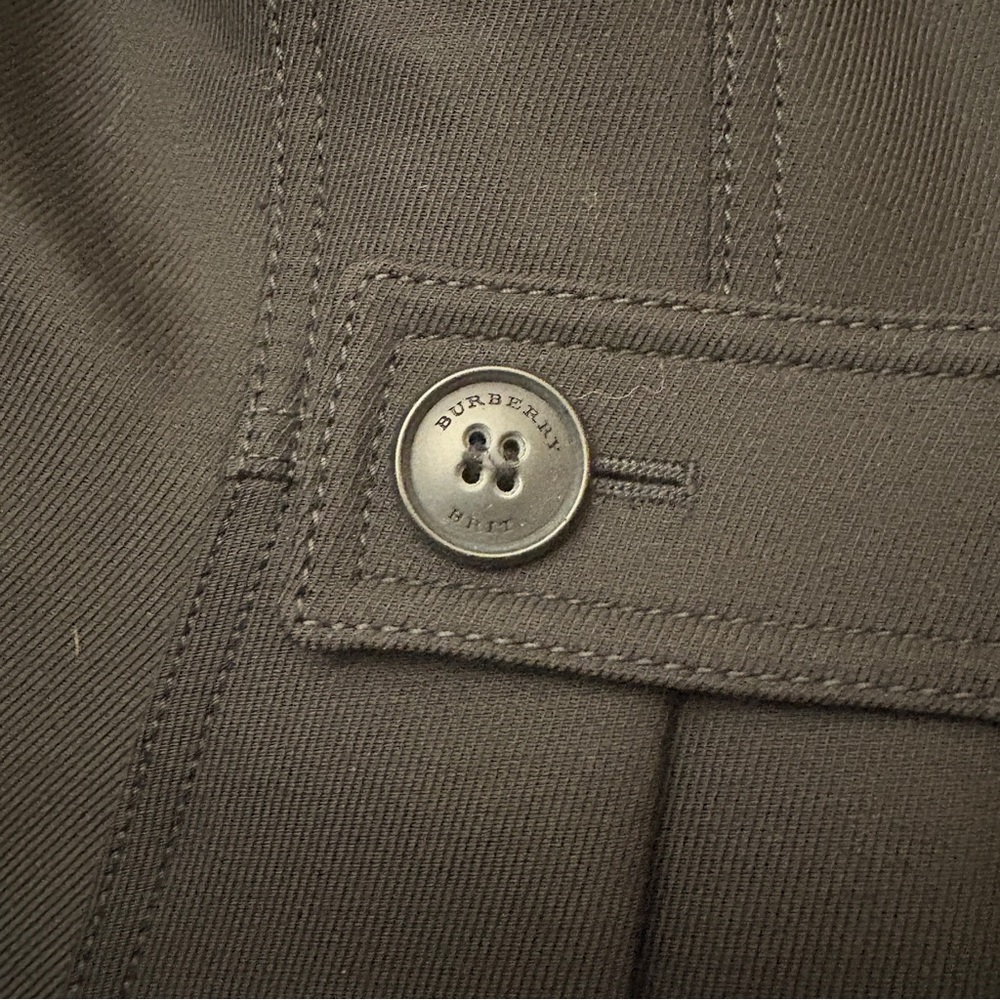 Burberry Brit Black Double-Breasted Trench Coat - Picture 3 of 16